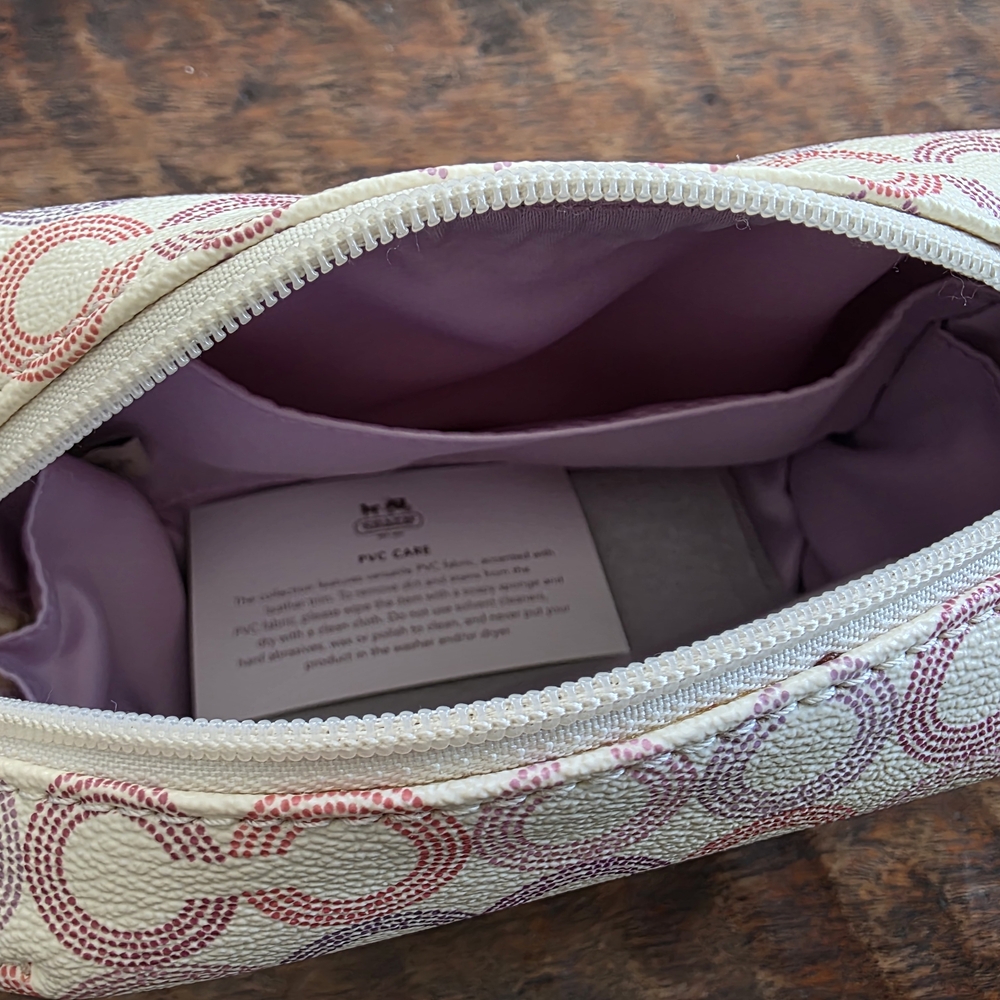 Coach Multicolor Signature Cosmetic Bag - Picture 5 of 11